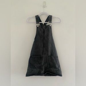 Denim Co. | Grey Denim Overall Dress